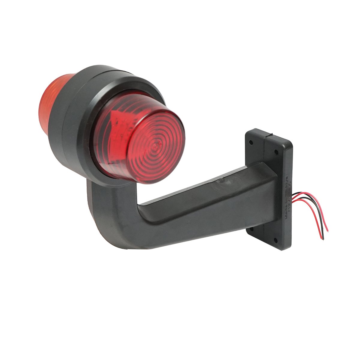 Set lampi laterale gabarit LED cu brat 12-24V, galben-rosu FR0157 Breckner Germany